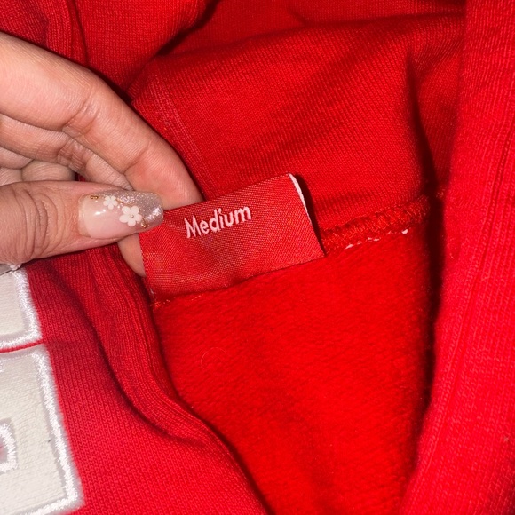 Supreme Red Bomber Jacket - Picture 4 of 9